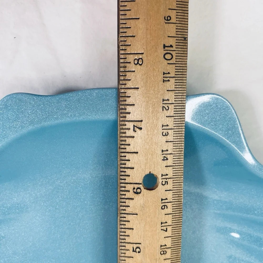 HOME / Melamine Salad Plate / Shell / Blue
